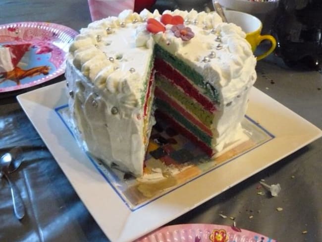 Rainbow cake!