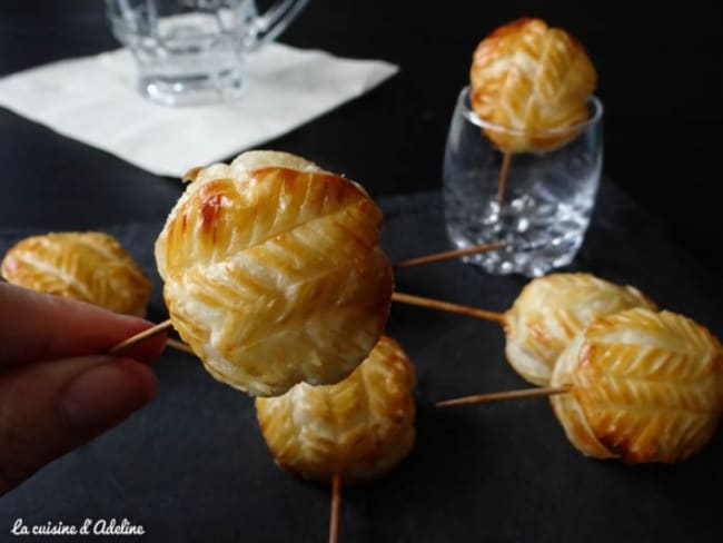 Minis galettes des rois salées pour l'apéritif