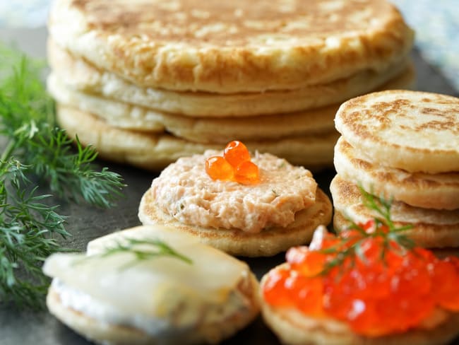 Pâte à blinis pour un apéro ou un brunch