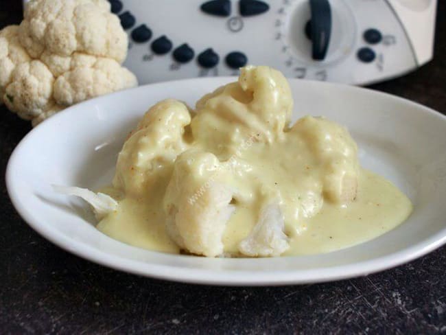 Chou-fleur curry et lait de coco au thermomix facile et rapide