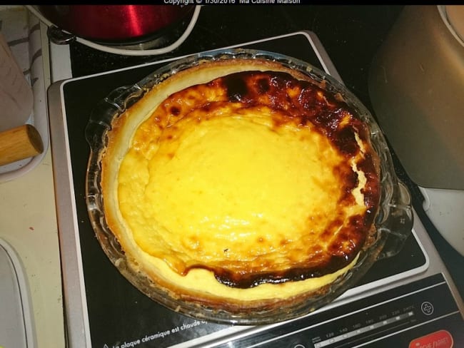 Tarte bourbonnaise sucrée