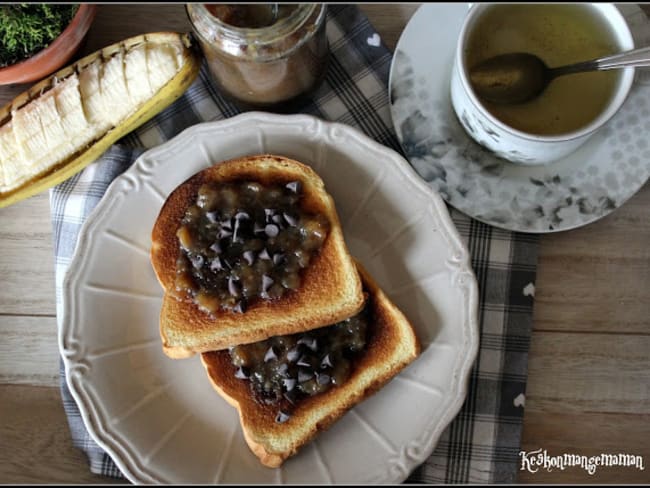 Confiture de bananes au rhum et gingembre