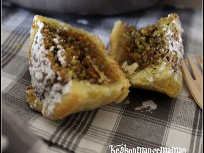 tartelettes à la confiture d'orange yuzu, frangipane pistache et vanille