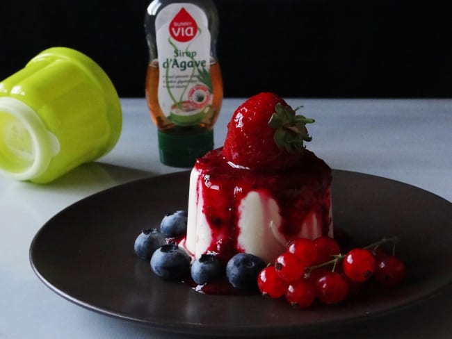 Panna cotta aux fruits rouges