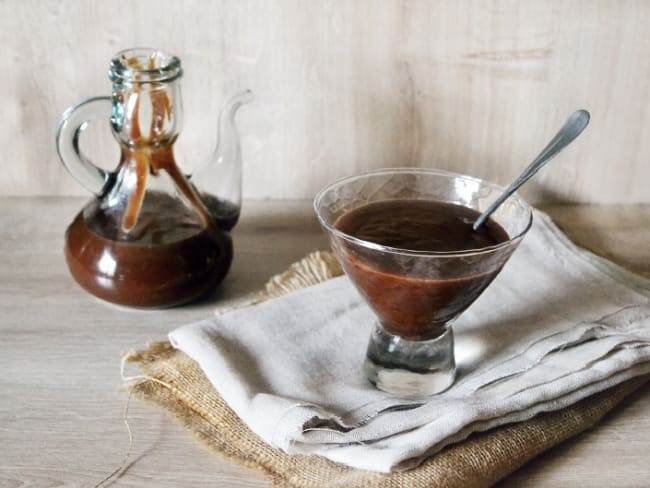 Caramel beurre salé à la pâte de chocolat et de noisettes gianduja