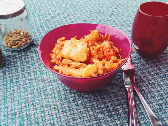 Couscous de poulet en cocotte