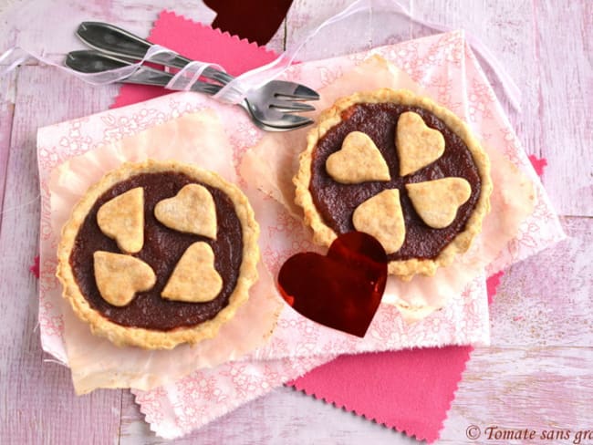 Tartelettes des amoureux poire-betterave