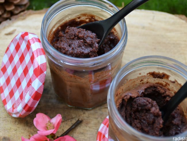 Fondant à la confiture de châtaigne et au chocolat