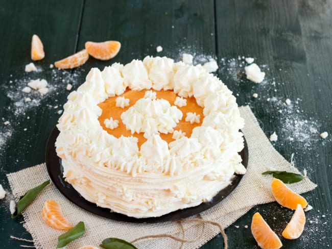 Vacherin glacé à la mandarine