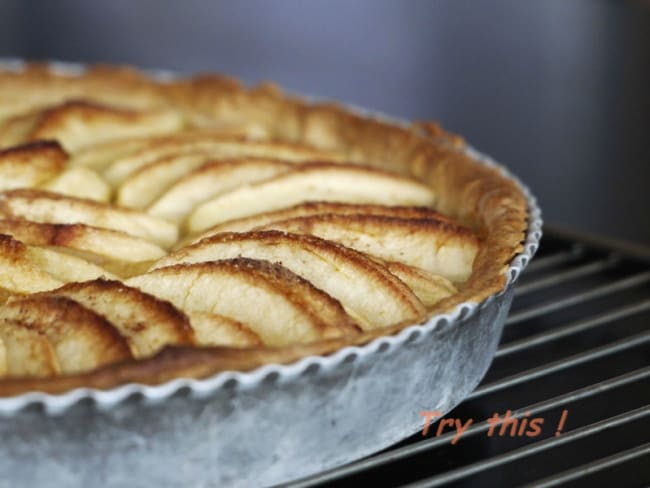 Tarte aux pommes sans produit laitier