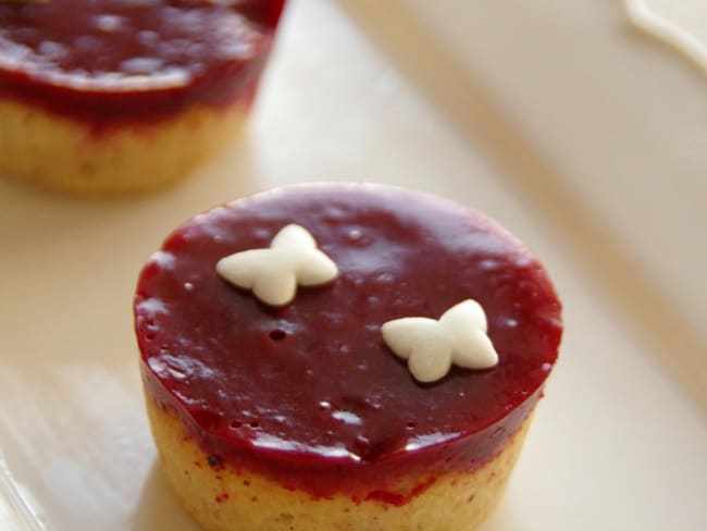 Krumchy à la noisette, caramel et fruits rouges