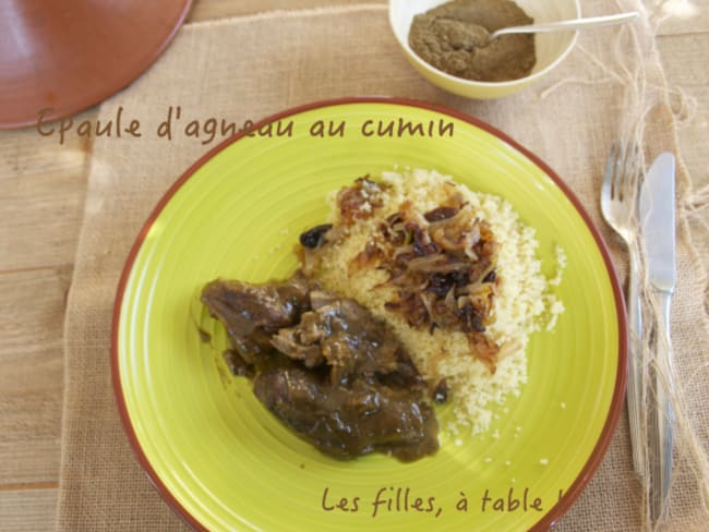 Epaule d’agneau au cumin