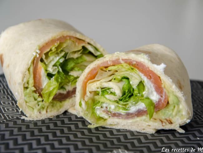 Wraps simple et rapide pour le déjeuner