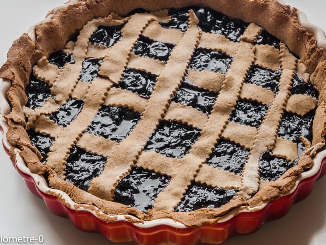 Tarte à la confiture de cerises