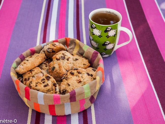 Scones aux raisins