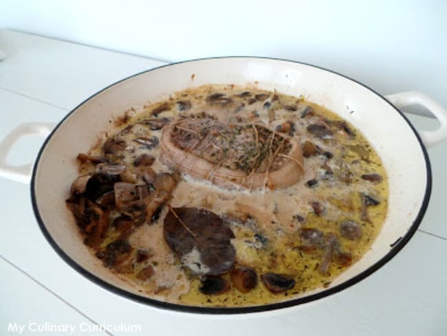 Rôti de veau à la fève tonka