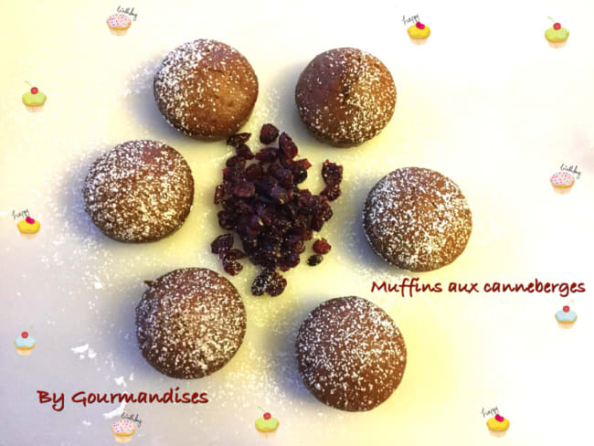 Muffins aux canneberges