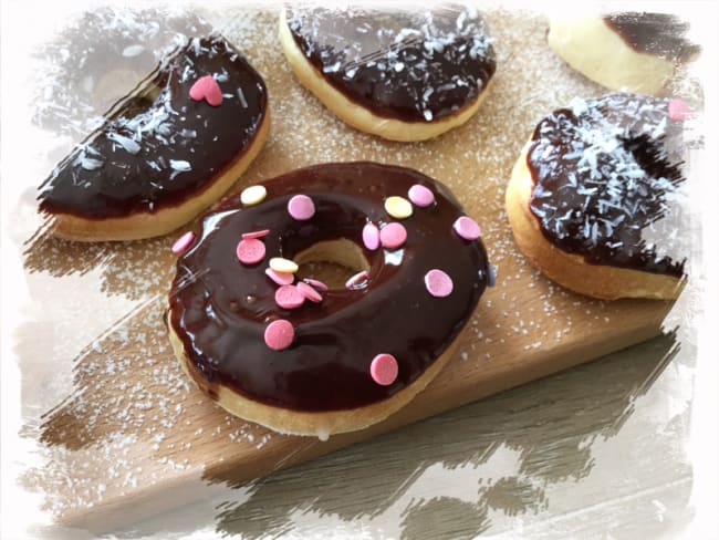 Donuts au chocolat