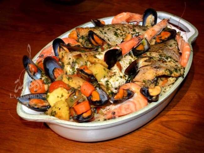 Couscous italien aux poissons et fruits de mer