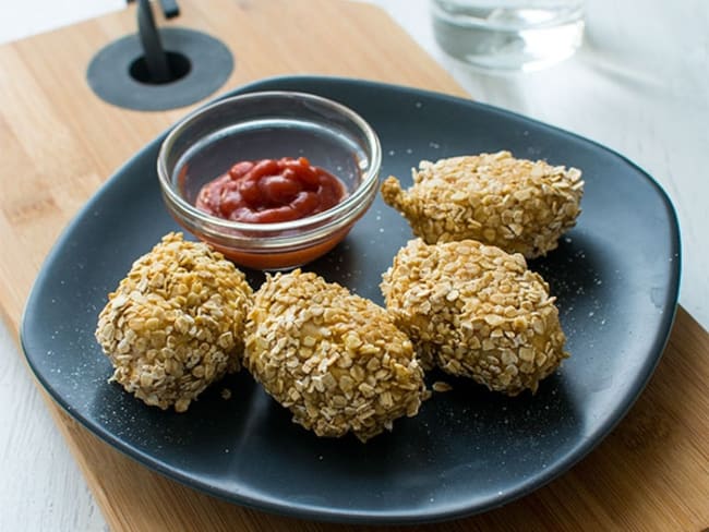 Nuggets de poulet aux flocons d'avoine