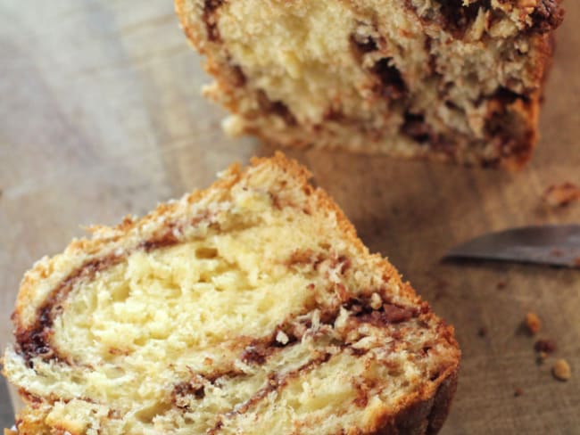 Brioche tressée au Nutella et Pralin