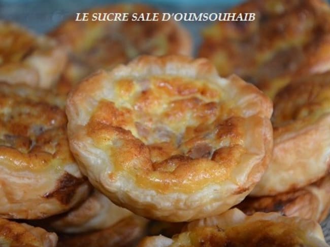 Mini quiche escalope