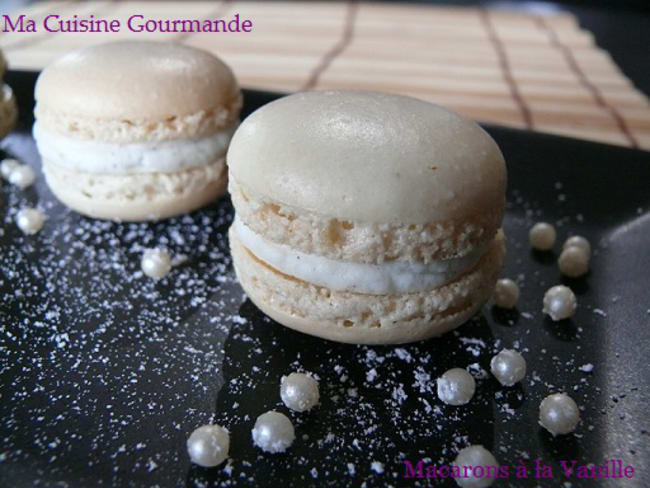 Macarons à la Vanille