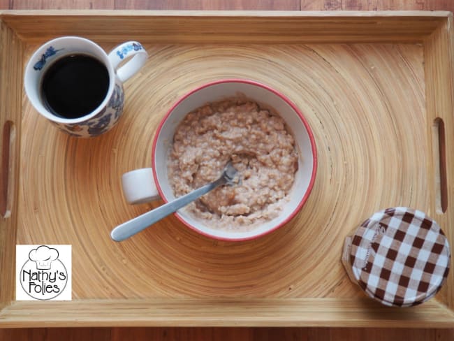 porridge à la crème de marron