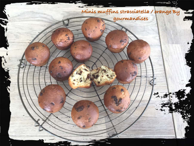 Minis muffins stracciatella/ orange