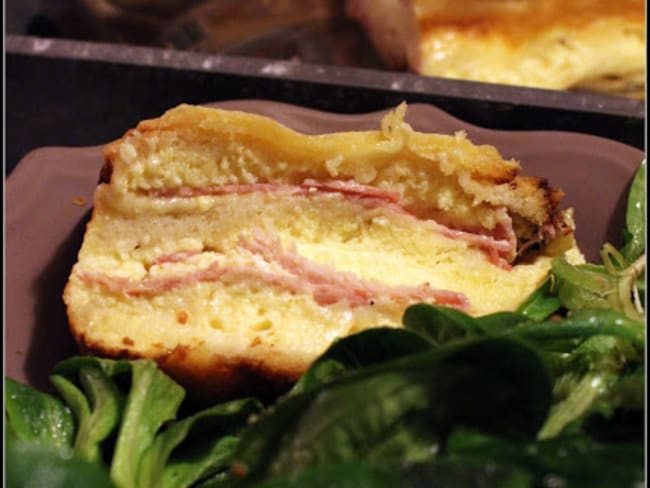 Croque cake à la raclette : rapide et facile à préparer