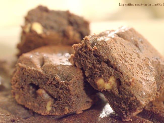 Brownies fondants aux noix caramélisées