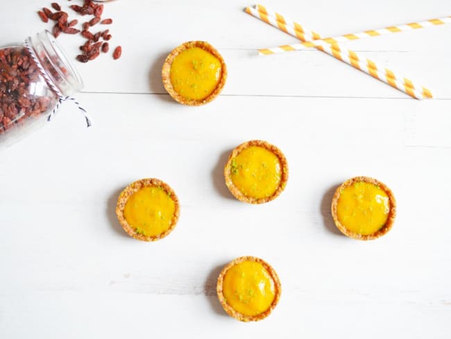 Tartelettes Crues Mangue et Combava