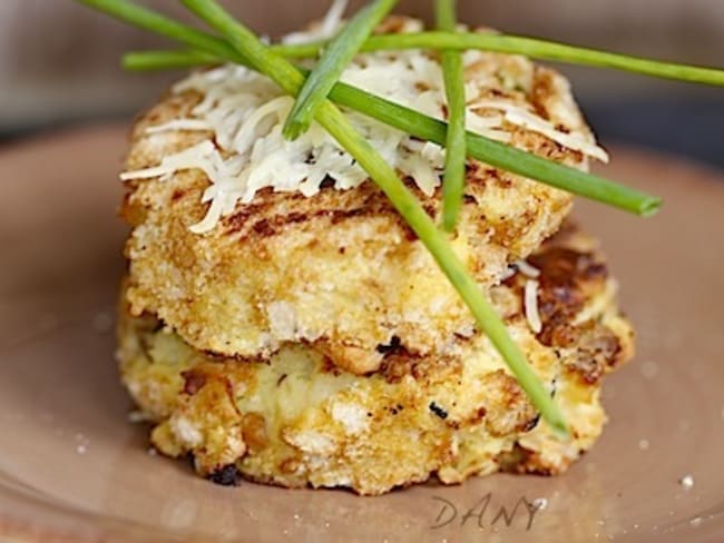 Croquette de poulet fromage et pommes de terre