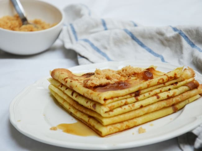 Crêpes de mon enfance bière et vergeoise pour la chandeleur