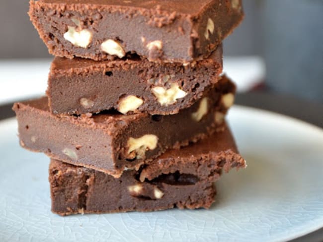 Brownie allégé à la compote de pommes sans beurre