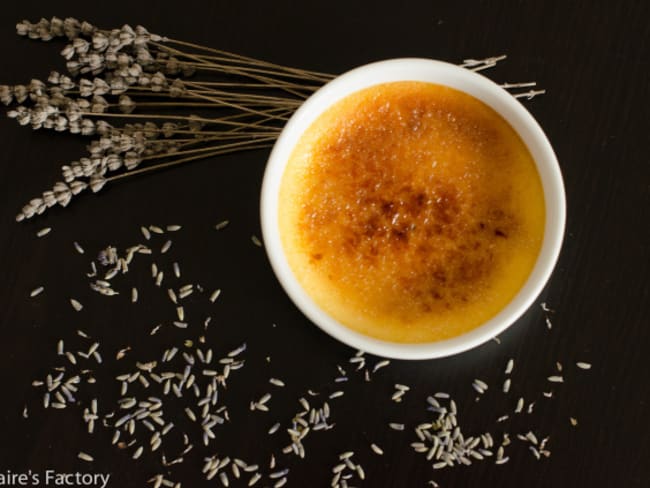 Crème brûlée à la lavande