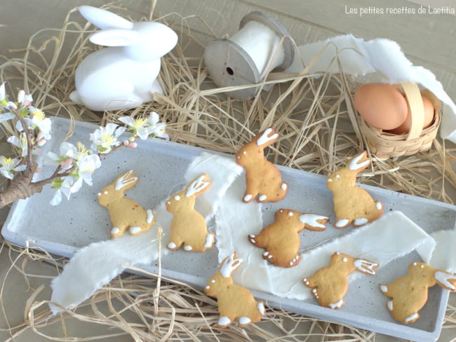 Lapinous de Pâques sablés au beurre pour le goûter