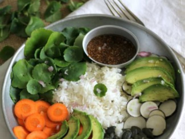 Veggie bowl croquant fondant