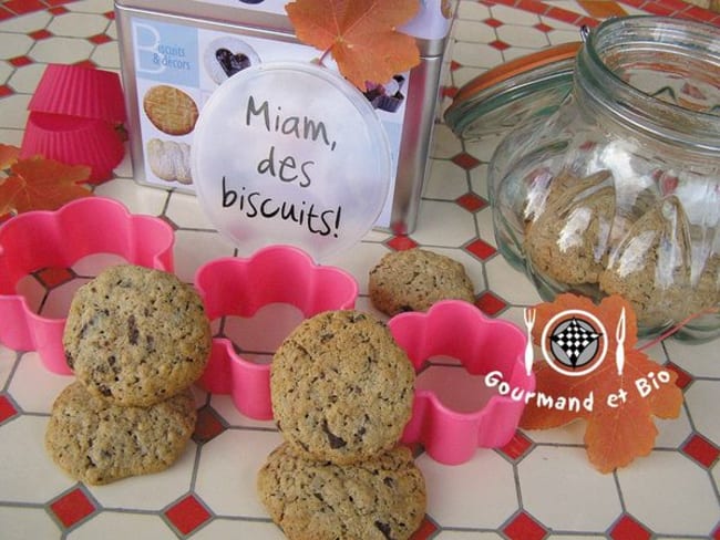 Cookies Avoine, Epeautre, Sarrasin et leurs 2 Chocolats