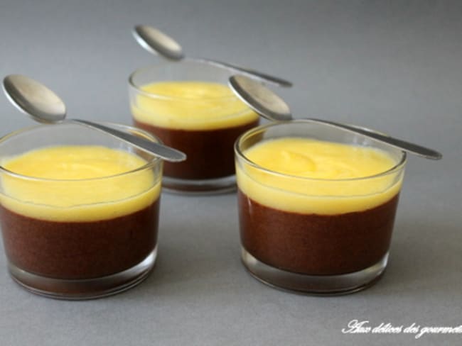 verrine citron / chocolat