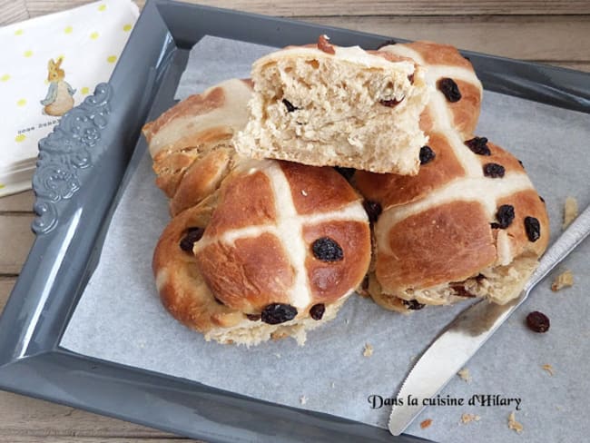 Hot cross buns - les brioches de Pâques