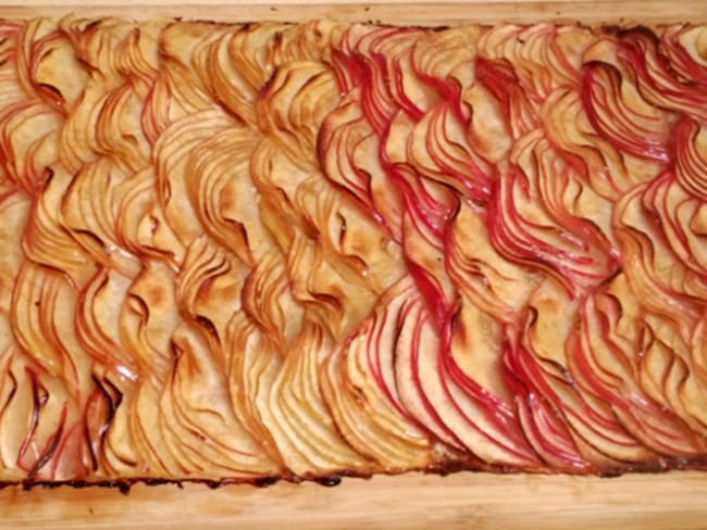 Tarte fine pommes-érable