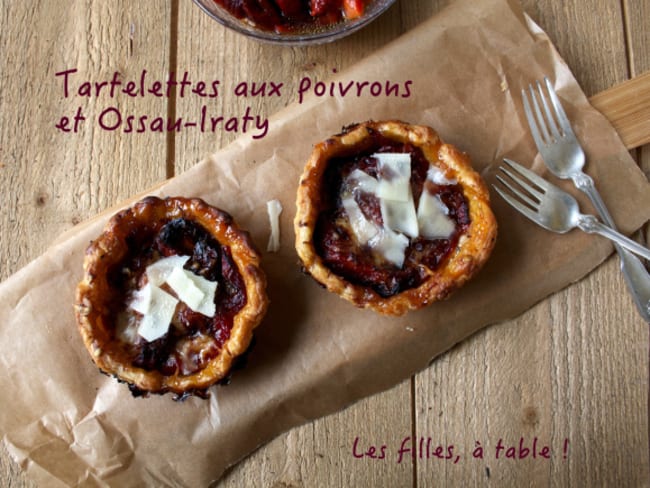 Tartelettes aux poivrons et au fromage Ossau-Iraty