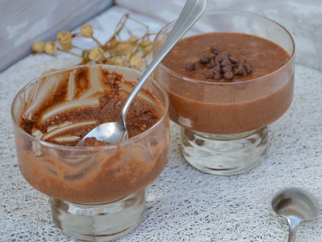 Mousse au chocolat pralinée