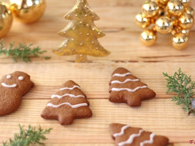 Biscuits pains d'épices et chocolat