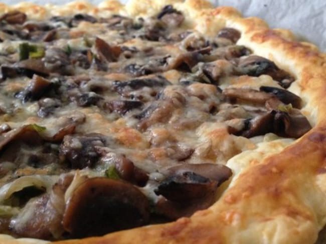 Tarte aux champignons