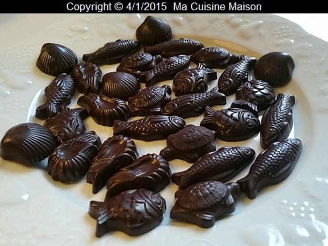 Fritures et moulages en chocolat