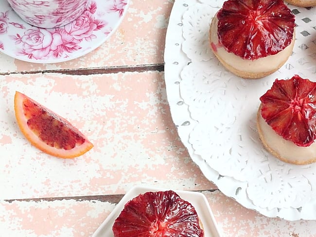 Tartelettes à l'orange sanguine