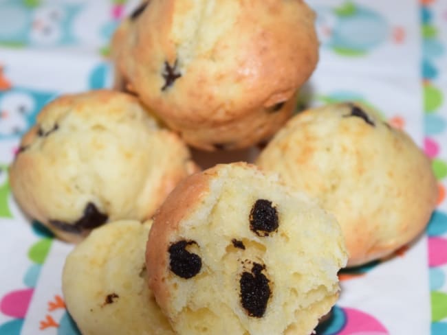 Muffins mascarpone et pépites de chocolat