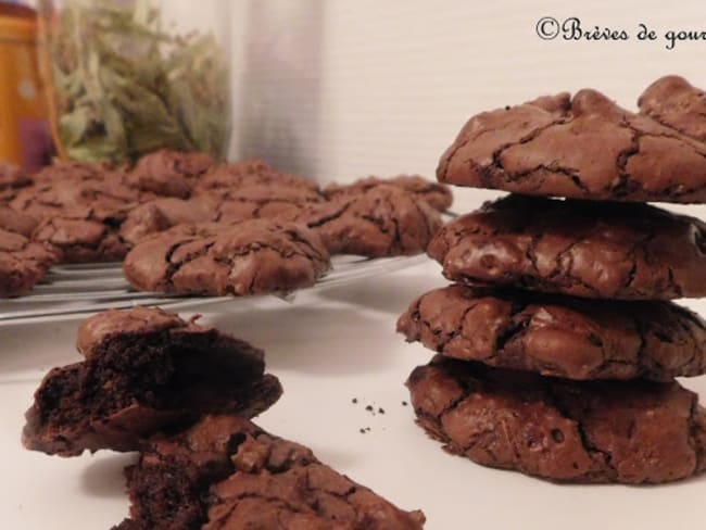 Brownie cookies au chocolat